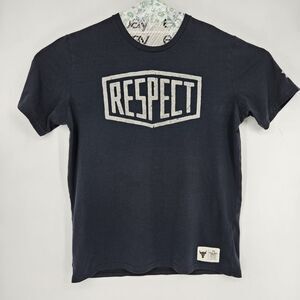 Under Armour Project Rock Shirt Mens Large Respect Graphic Tee Black Gym